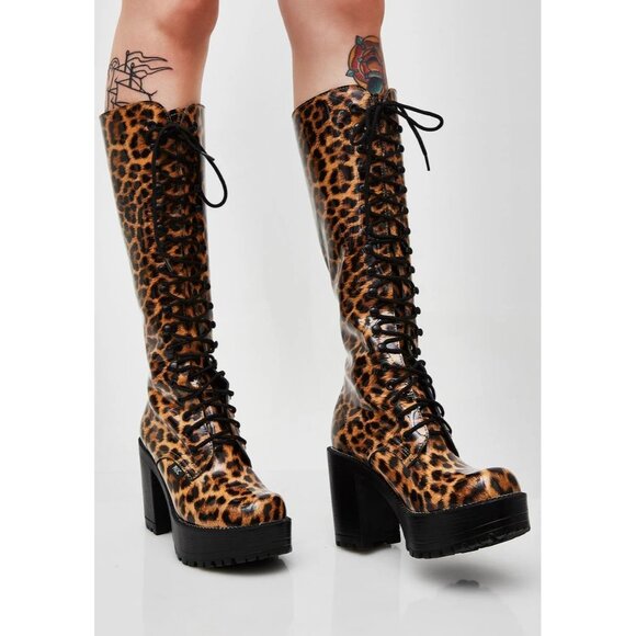 ROC Lash Boots in Leopard - Picture 2 of 9